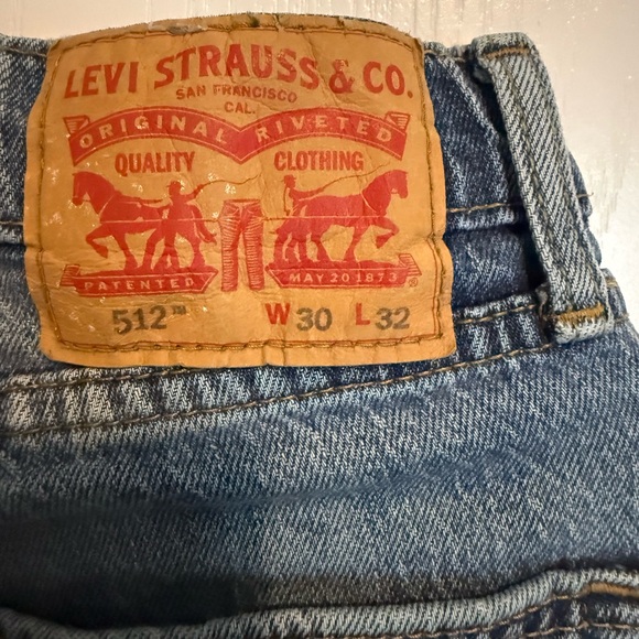 Levi’s 512 Classic Blue Denim Jeans - Picture 6 of 6